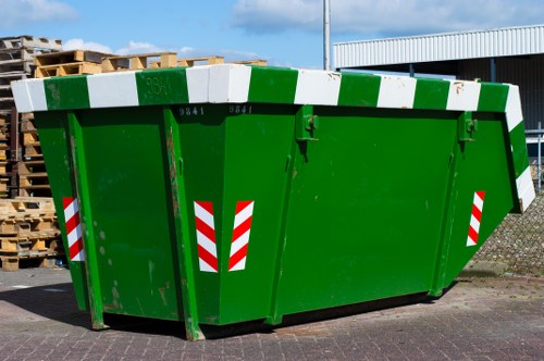 Image showing a commercial waste truck at start