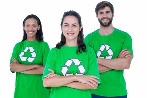 Eco-friendly office clearance practices in a modern business setting